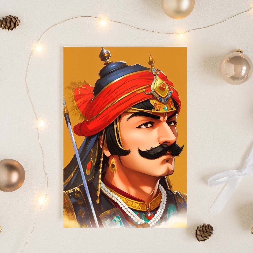 Dekozi Maharana Pratap Wall Art – Symbol of Courage, Pride & Royal Legacy