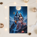 Divine Shiva Parvati Wall Art