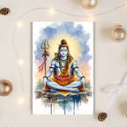 Dekozi Divine Lord Shiva Wall Art – Symbol of Power, Peace & Cosmic Energy