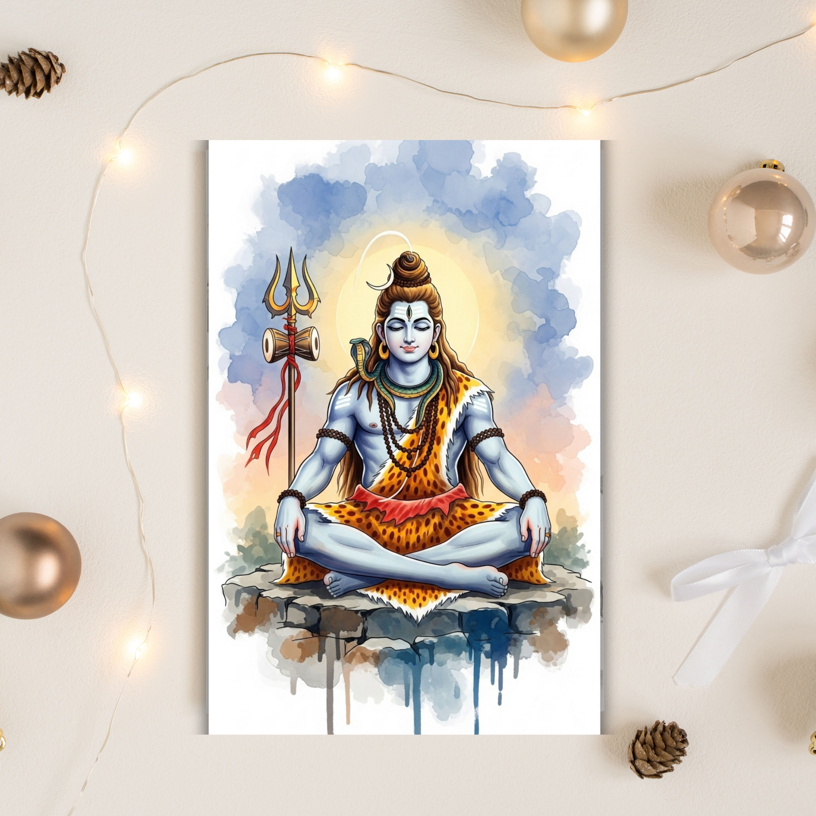 Dekozi Divine Lord Shiva Wall Art – Symbol of Power, Peace & Cosmic Energy