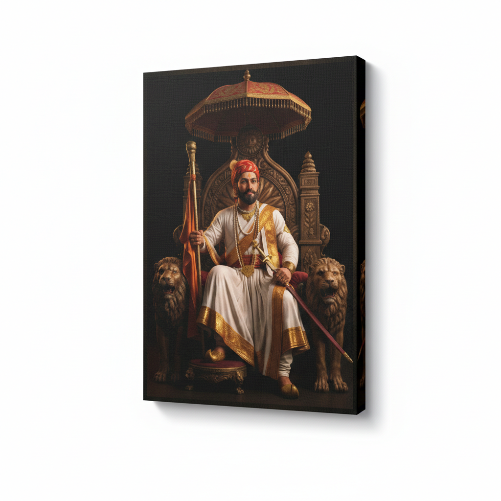 Dekozi Chhatrapati Shivaji Maharaj Wall Art – Symbol of Valor, Leadership & Swarajya