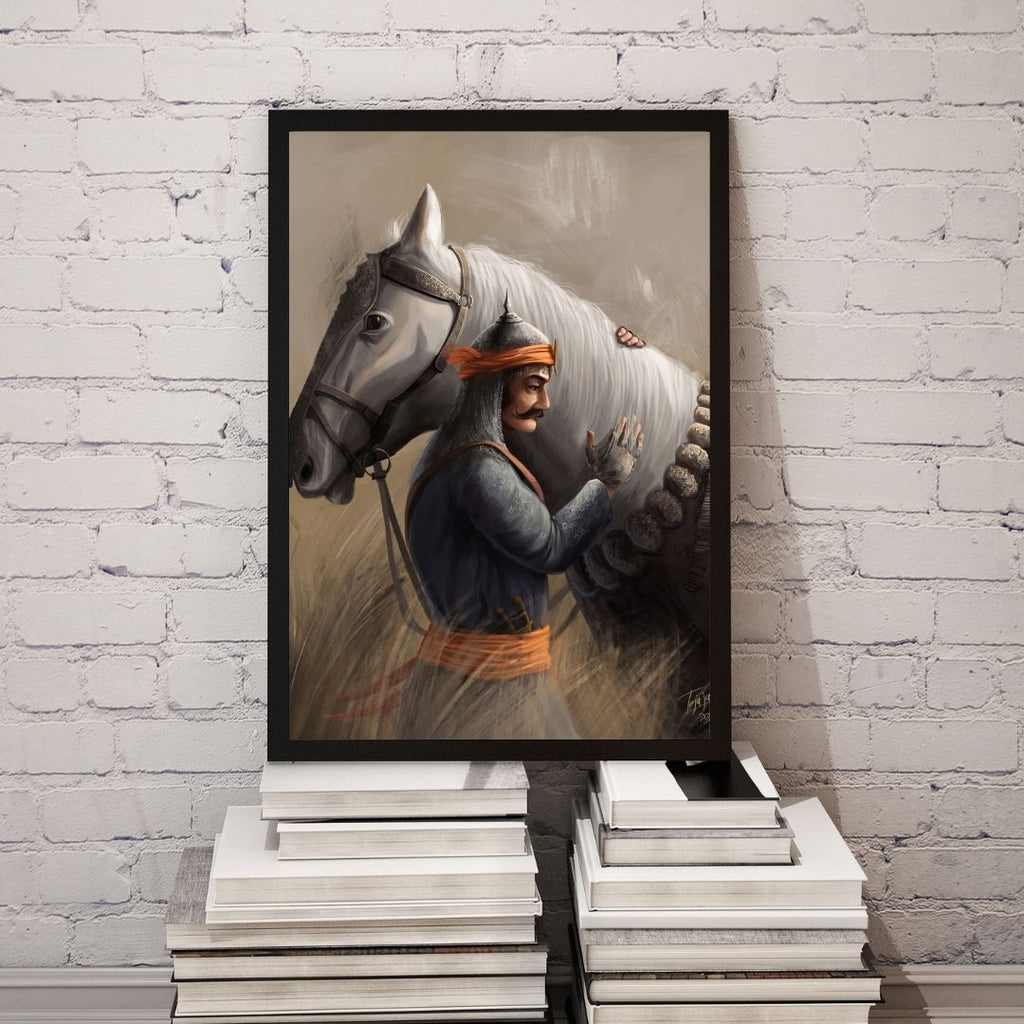 Dekozi Maharana Pratap Wall Art – Symbol of Courage, Pride & Royal Legacy