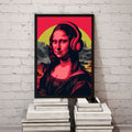 Pop Art Portrait Photo Frame Wall Art with Frame