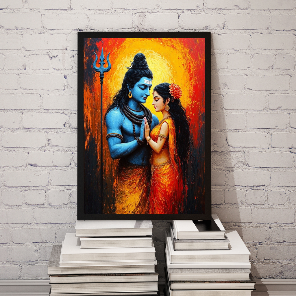 Shiva Parvati Wall Art