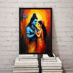 Shiva Parvati Wall Art