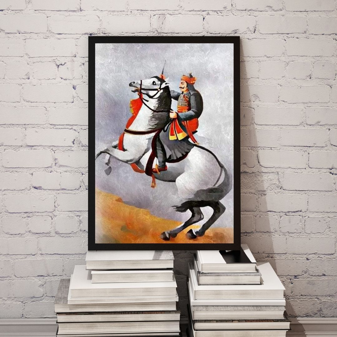 Dekozi Maharana Pratap Wall Art – Symbol of Courage, Pride & Royal Legacy
