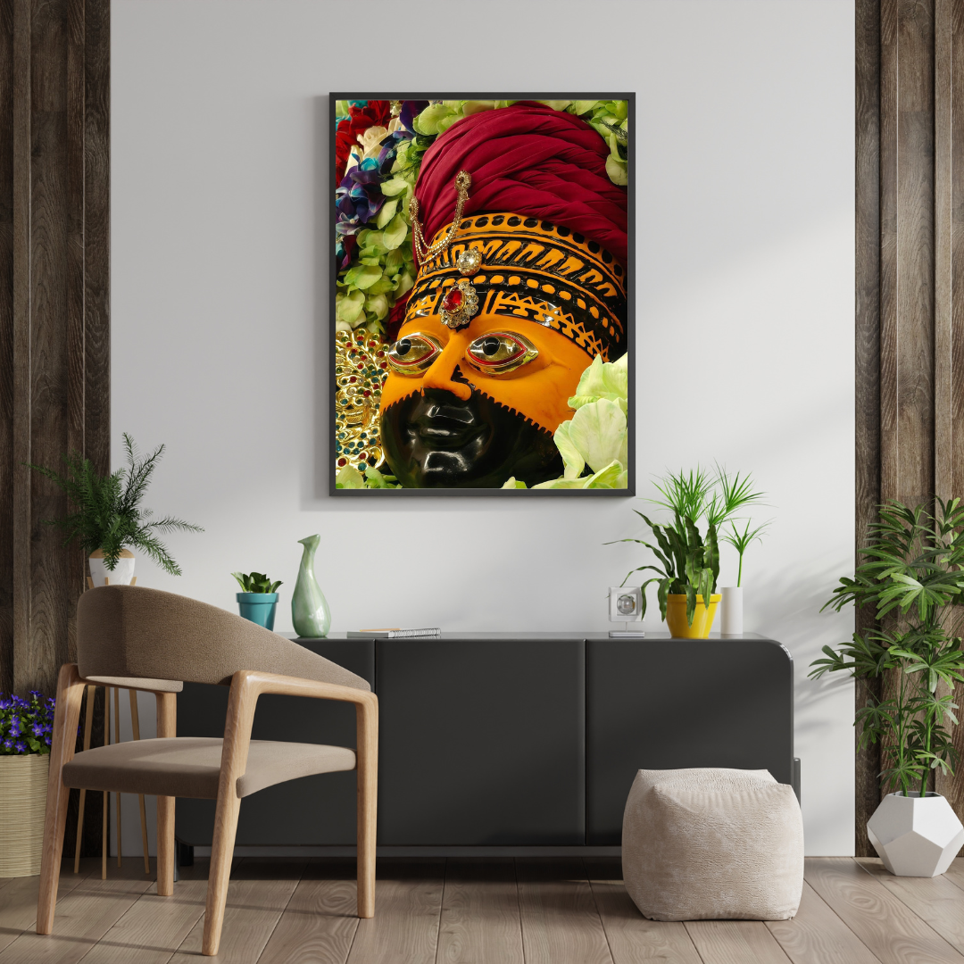 Dekozi Khatu Shyam Ji Wall Art – Symbol of Faith, Devotion & Divine Blessings
