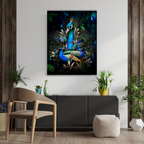 Dekozi Originals Framed Peacock Artwork