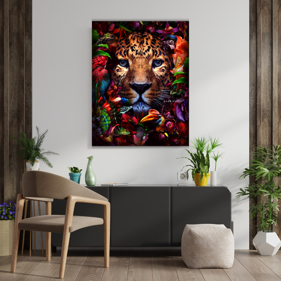 Dekozi Originals Exclusive Premium Leopard Wall Art | Art is Well By Shaunak