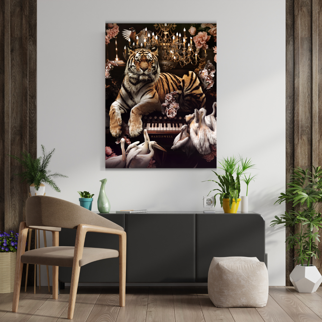 Dekozi Originals Modern Tiger Artwork