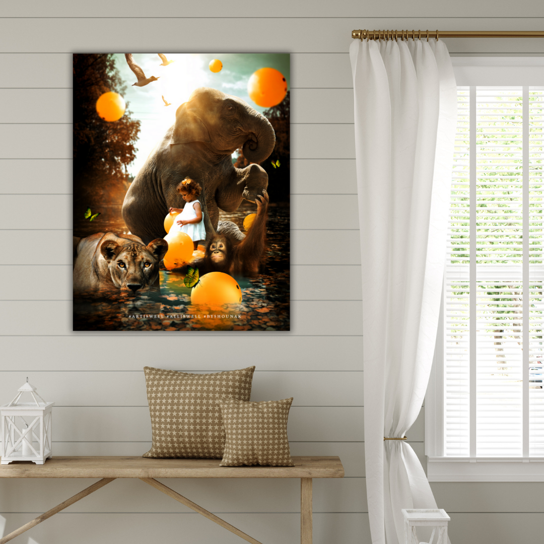 Dekozi Originals Exclusive Premium Wall Art | Art is Well By Shaunak