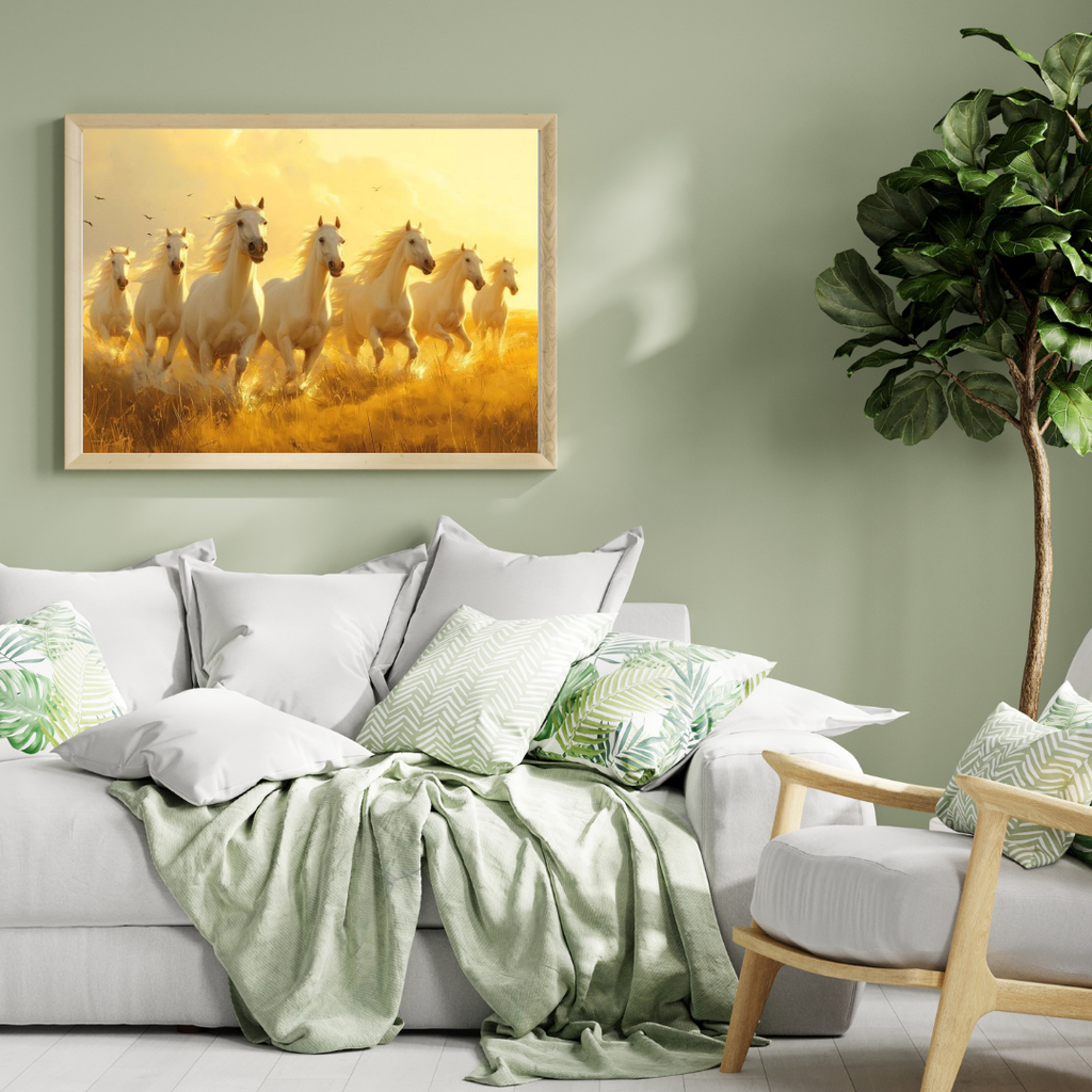 Seven Horses Vastu Wall Art