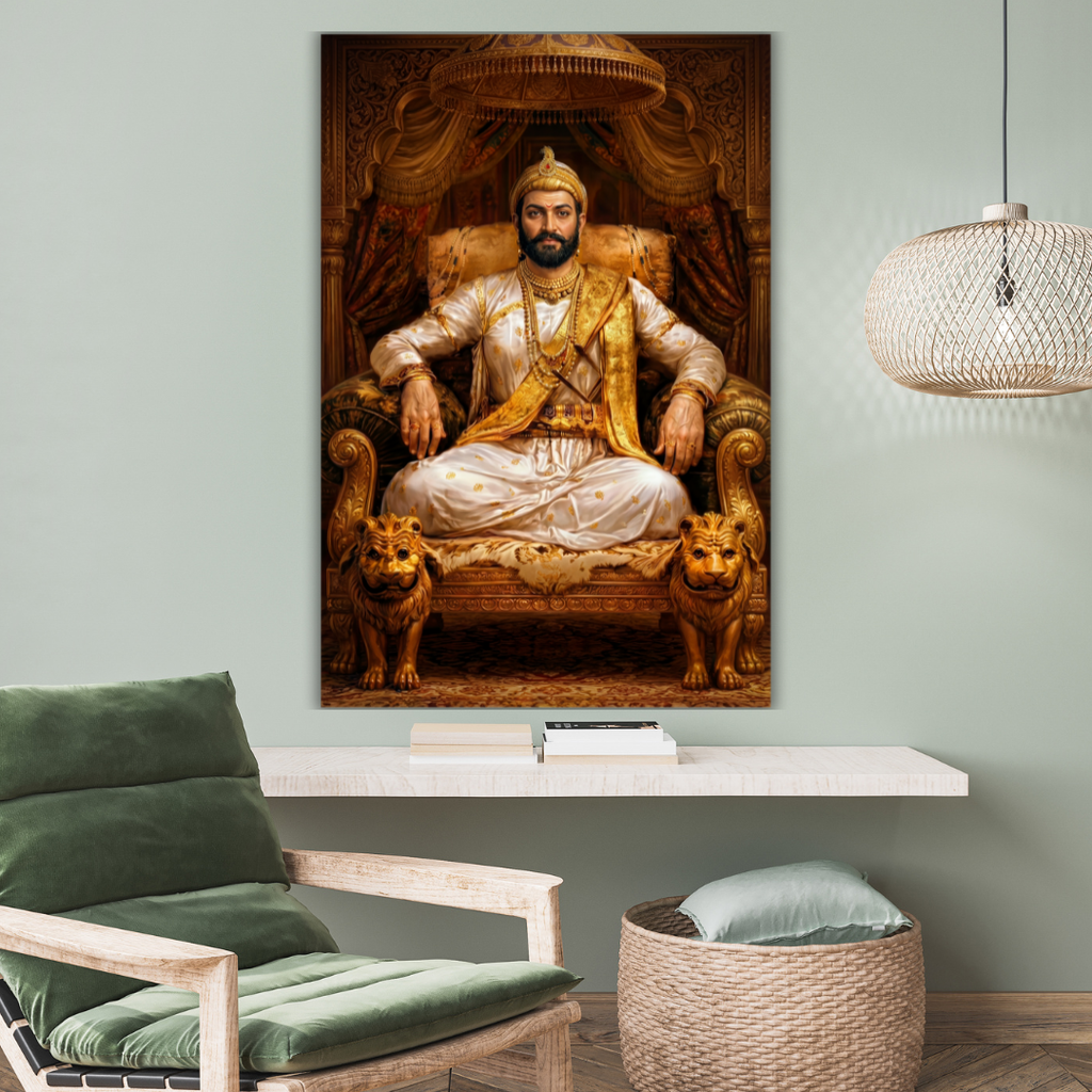 Dekozi Chhatrapati Shivaji Maharaj Wall Art – Symbol of Valor, Leadership & Swarajya