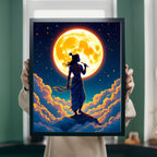 Dekozi Krishna Wall Art – Divine Portrait | Framed Canvas & Photo Print for Spiritual Home & Office Decor