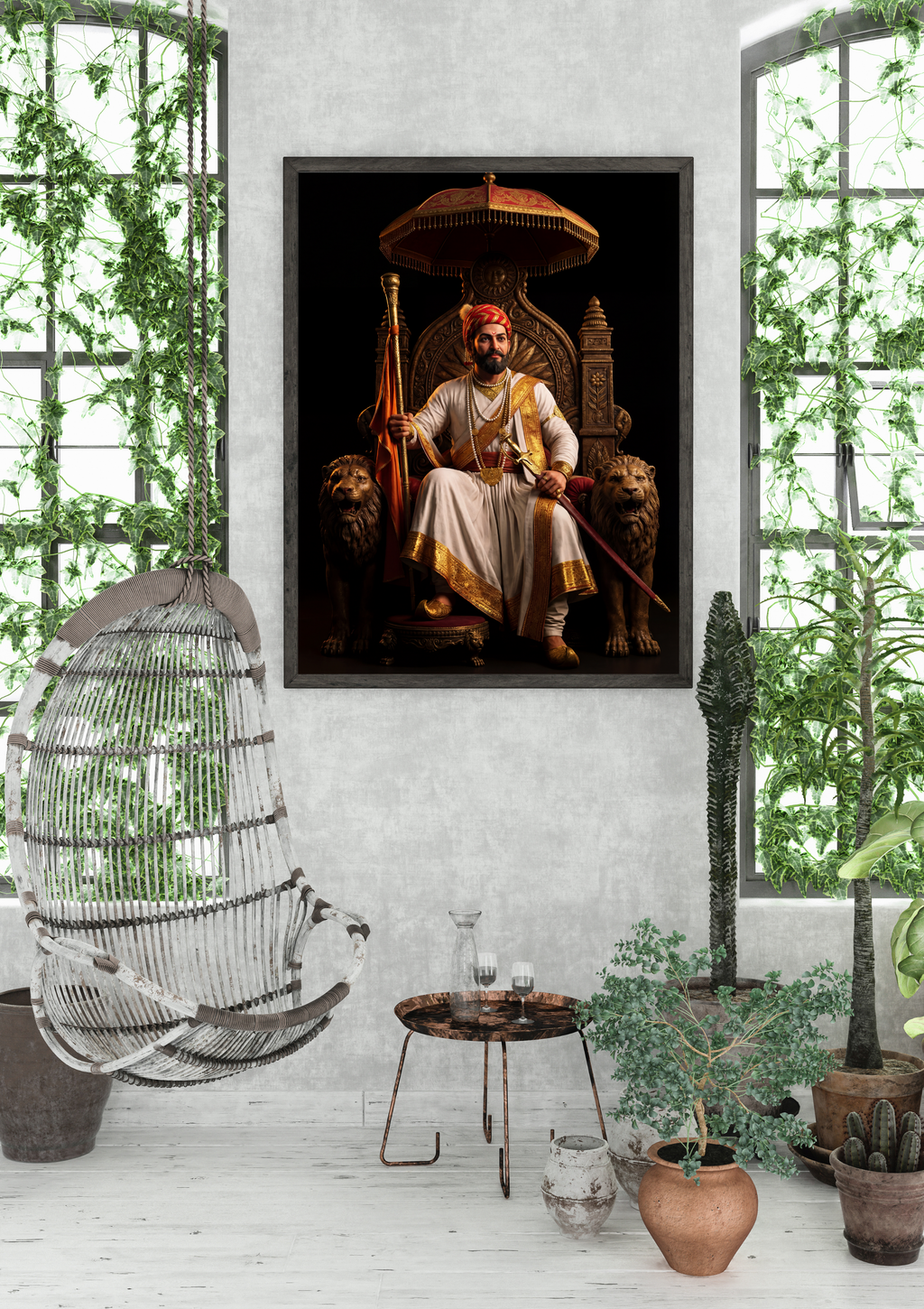 Dekozi Chhatrapati Shivaji Maharaj Wall Art – Symbol of Valor, Leadership & Swarajya