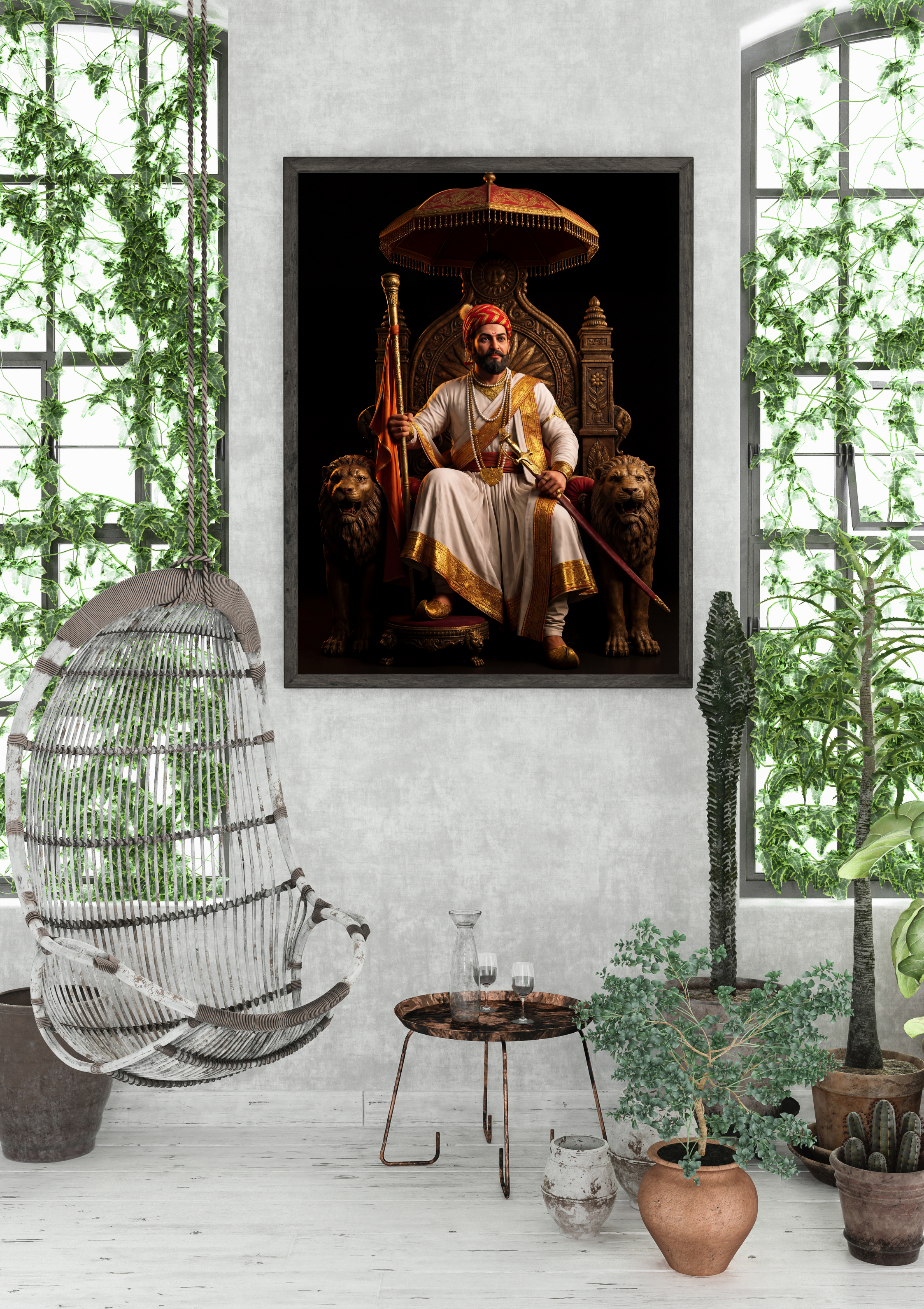 Dekozi Chhatrapati Shivaji Maharaj Wall Art – Symbol of Valor, Leadership & Swarajya