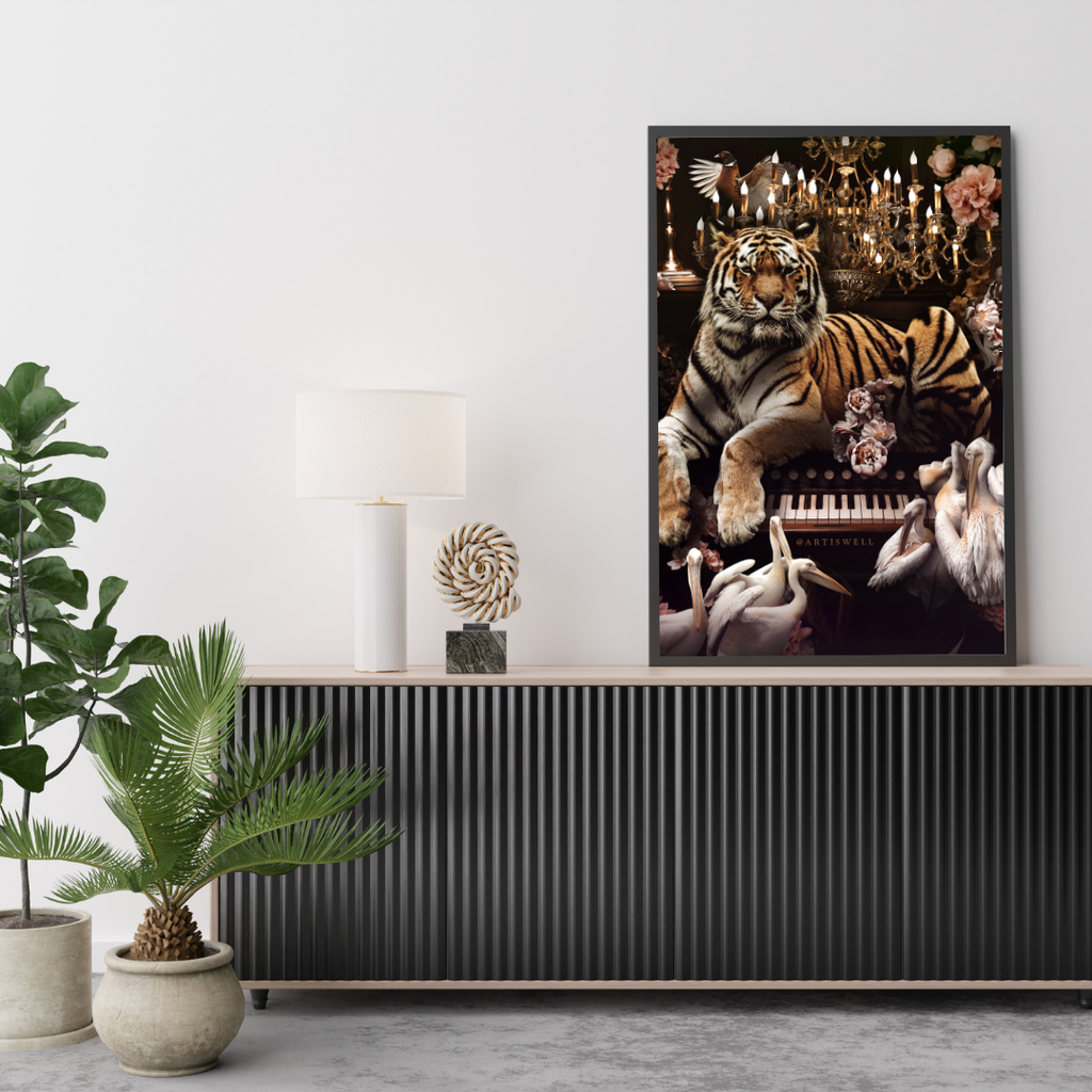 Dekozi Originals Modern Tiger Artwork