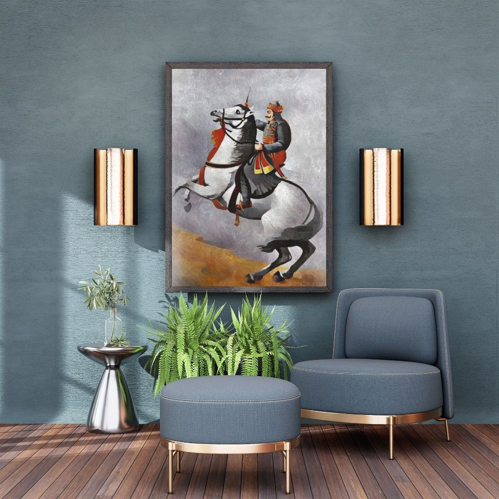 Dekozi Maharana Pratap Wall Art – Symbol of Courage, Pride & Royal Legacy