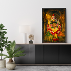 Dekozi Divine Tulja Devi Ji Wall Art - Symbol of Faith, Protection & Eternal Blessings
