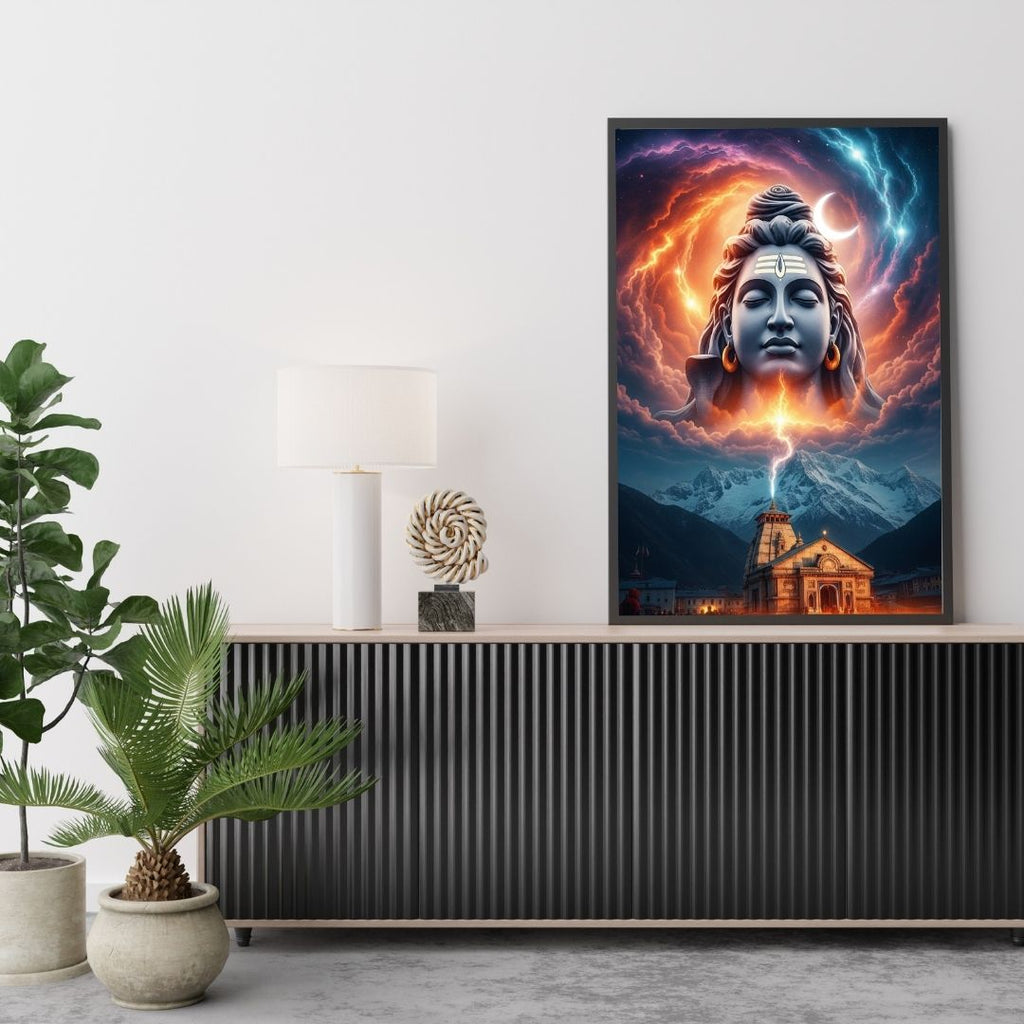Lord Shiva Kedarnath Wall Art