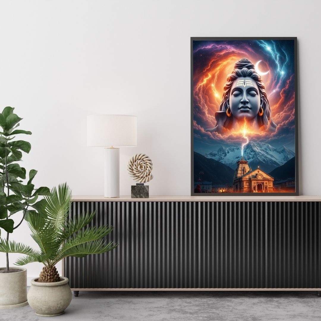 Lord Shiva Kedarnath Wall Art