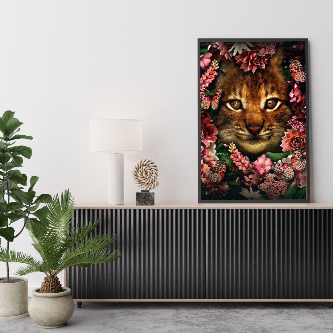 Dekozi Originals Exclusive Premium Cat Wall Art | Art is Well By Shaunak