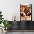 Dekozi Originals Exclusive Premium Horses Wall Art | Art is Well By Shaunak