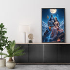Divine Shiva Parvati Wall Art