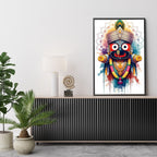 Dekozi Divine Jagannath Ji Wall Art – Symbol of Faith, Protection & Eternal Blessings