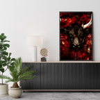 Dekozi Originals Exclusive Premium Bull Wall Art | Art is Well By Shaunak
