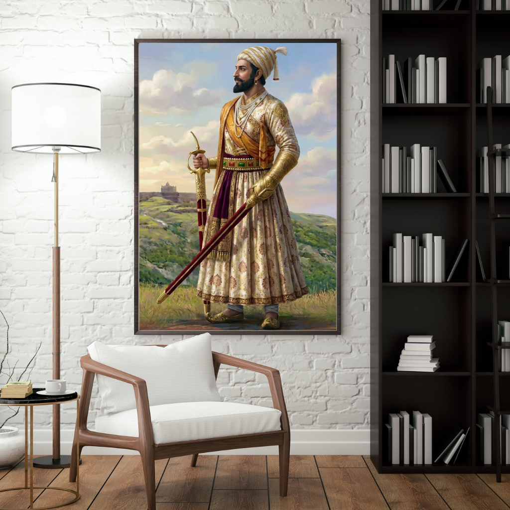 Dekozi Chhatrapati Shivaji Maharaj Wall Art – Symbol of Valor, Leadership & Swarajya