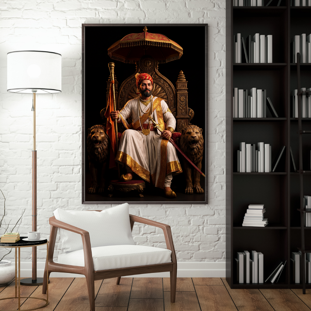 Dekozi Chhatrapati Shivaji Maharaj Wall Art – Symbol of Valor, Leadership & Swarajya