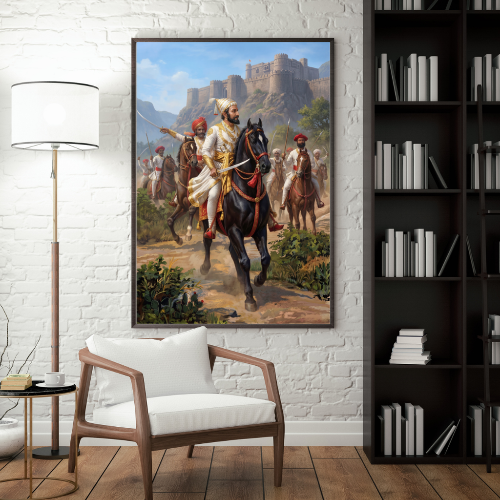 Dekozi Chhatrapati Shivaji Maharaj Wall Art – Symbol of Valor, Leadership & Swarajya
