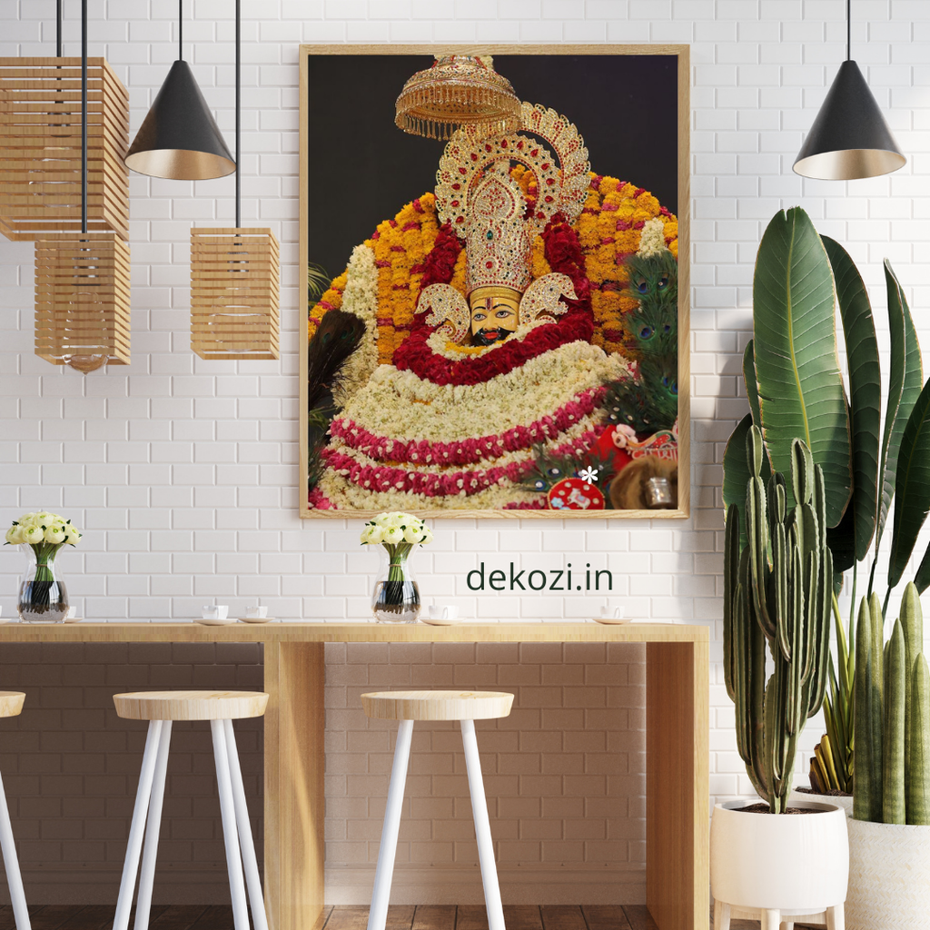 Dekozi Khatu Shyam Ji Wall Art – Symbol of Faith, Devotion & Divine Blessings