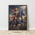 Dekozi Maharana Pratap Wall Art – Symbol of Courage, Pride & Royal Legacy