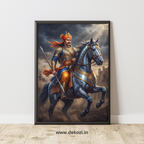 Dekozi Maharana Pratap Wall Art – Symbol of Courage, Pride & Royal Legacy