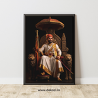 Dekozi Chhatrapati Shivaji Maharaj Wall Art – Symbol of Valor, Leadership & Swarajya