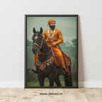 Dekozi Chhatrapati Shivaji Maharaj Wall Art – Symbol of Valor, Leadership & Swarajya