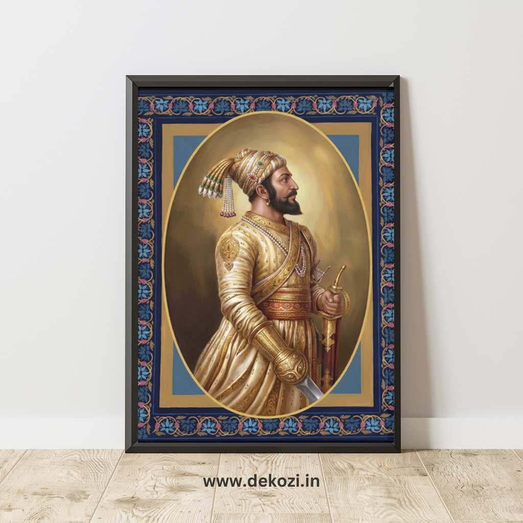 Dekozi Chhatrapati Shivaji Maharaj Wall Art – Symbol of Valor, Leadership & Swarajya