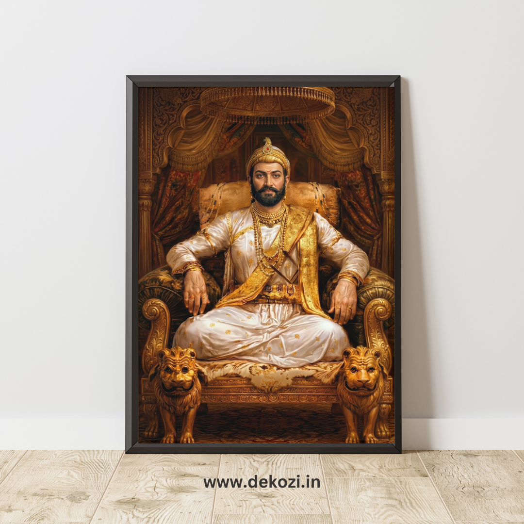 Dekozi Chhatrapati Shivaji Maharaj Wall Art – Symbol of Valor, Leadership & Swarajya