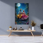 Dekozi Krishna Wall Art – Divine Portrait | Framed Canvas & Photo Print for Spiritual Home & Office Decor