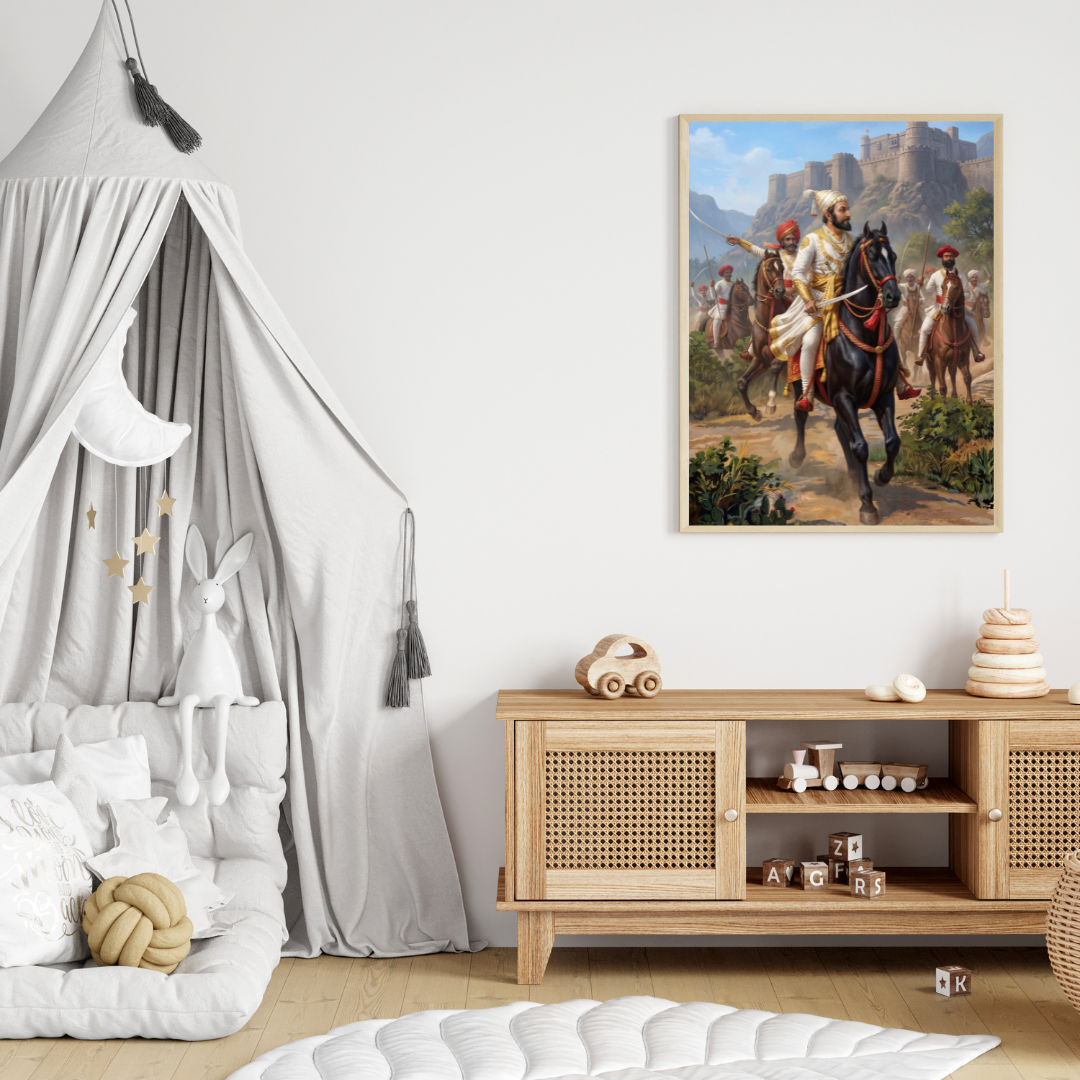 Dekozi Chhatrapati Shivaji Maharaj Wall Art – Symbol of Valor, Leadership & Swarajya