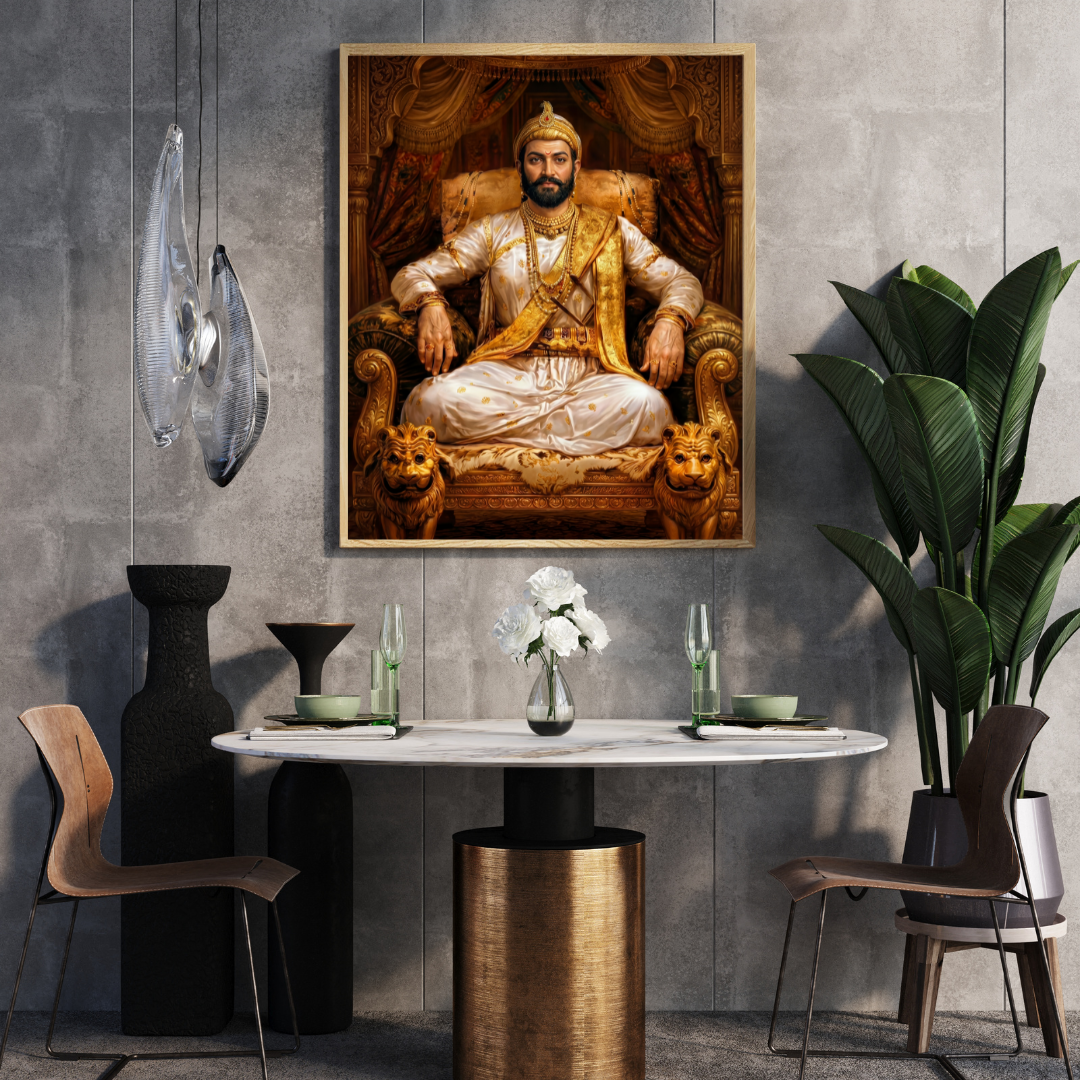 Dekozi Chhatrapati Shivaji Maharaj Wall Art – Symbol of Valor, Leadership & Swarajya
