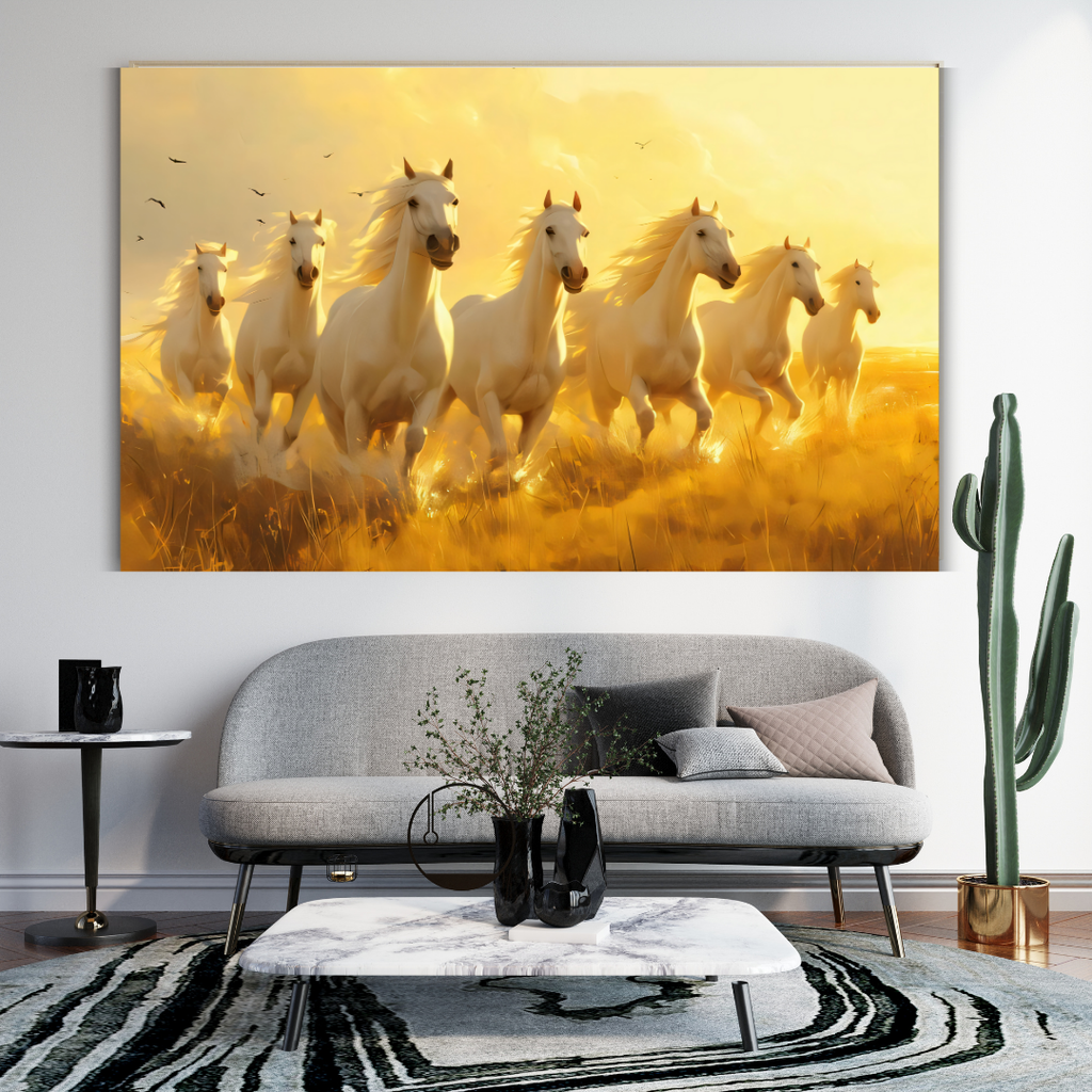 Seven Horses Vastu Wall Art