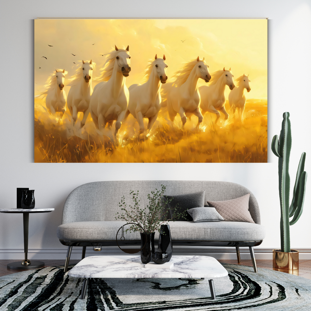 Seven Horses Vastu Wall Art