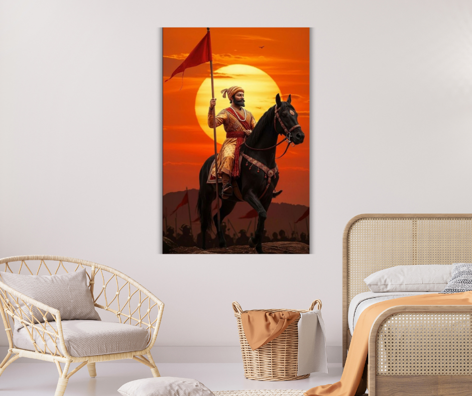 Dekozi Chhatrapati Shivaji Maharaj Wall Art – Symbol of Valor, Leadership & Swarajya