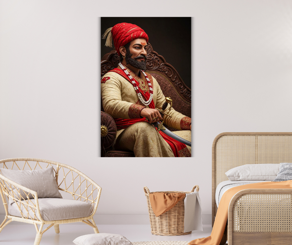 Dekozi Chhatrapati Shivaji Maharaj Wall Art – Symbol of Valor, Leadership & Swarajya