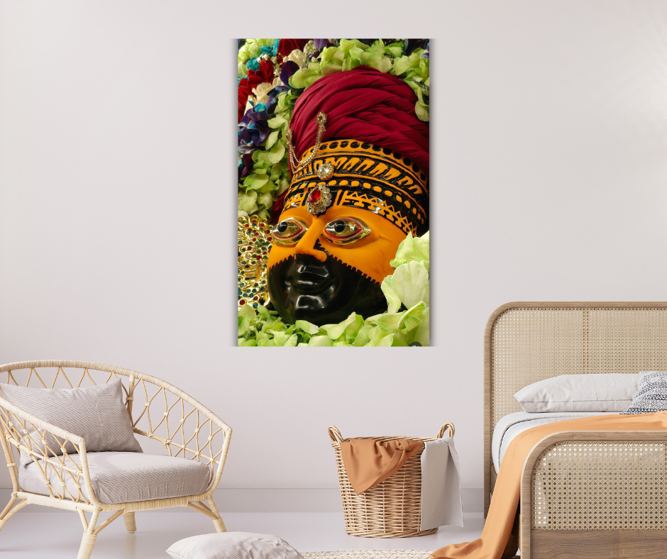 Divine KHATU SHYAM JI Wall Art – Symbol of Faith, Protection & Eternal Blessings