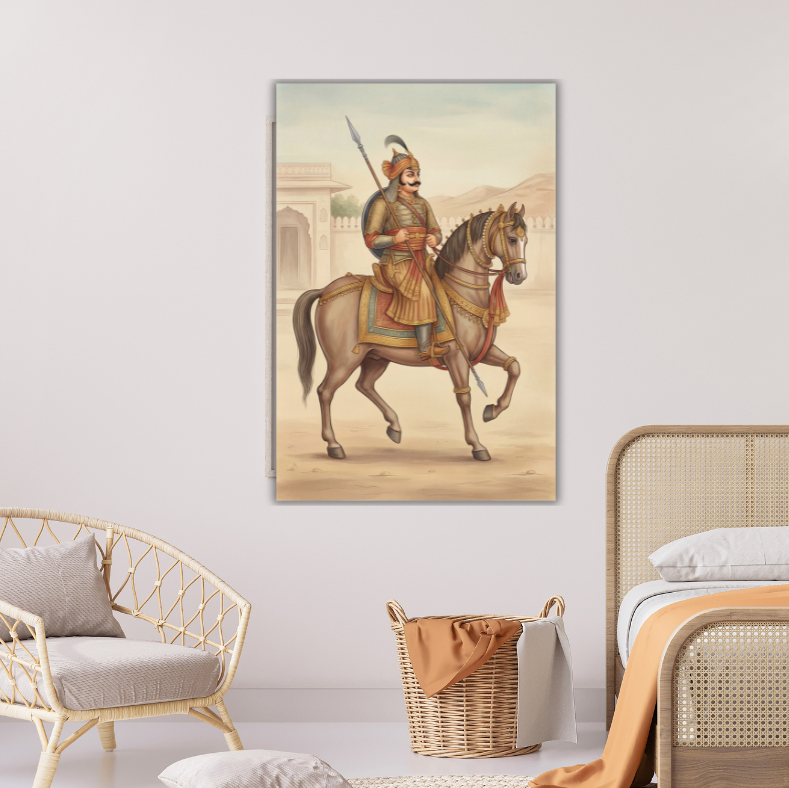Dekozi Maharana Pratap Wall Art – Symbol of Courage, Pride & Royal Legacy