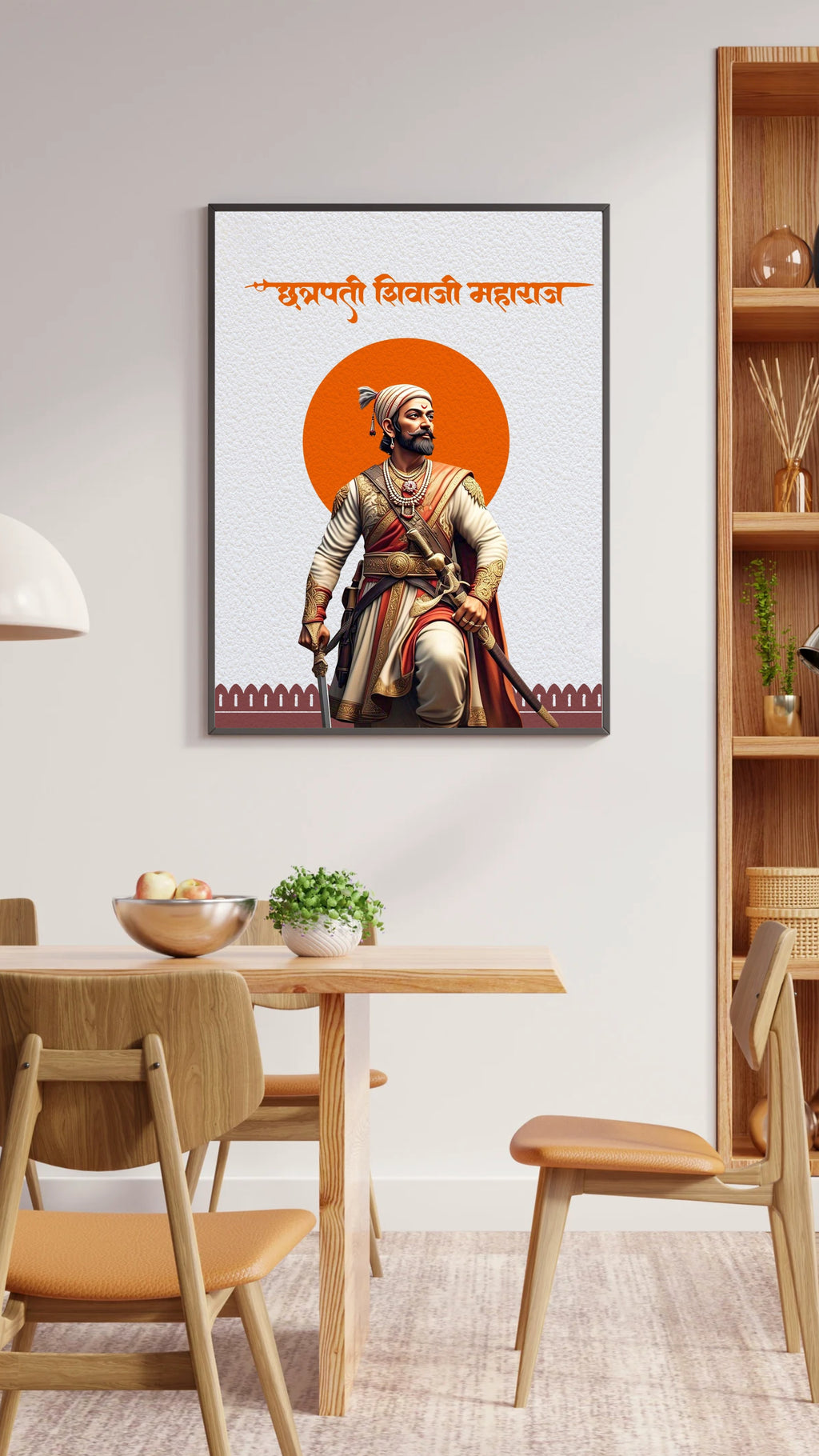 Dekozi Chhatrapati Shivaji Maharaj Wall Art – Symbol of Valor, Leadership & Swarajya